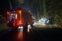 Container LKW umgestuerzt Koeln Brueck Bruecker- Dellbruecker Mauspfad P335